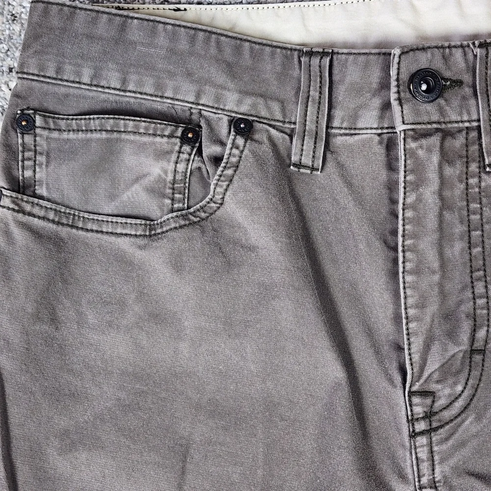 Prana Slim Fit Pants Mens 32 Brown Stretch Organic Cotton Blend Excellent